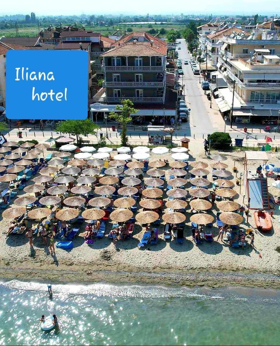 Iliana Hotel Paralia Bagian luar foto